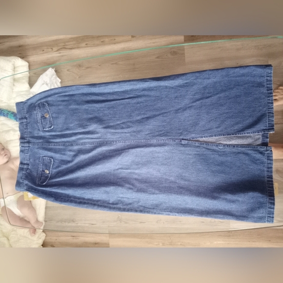 Blue Denim Casual Wear Skirt - Picture 3 of 3